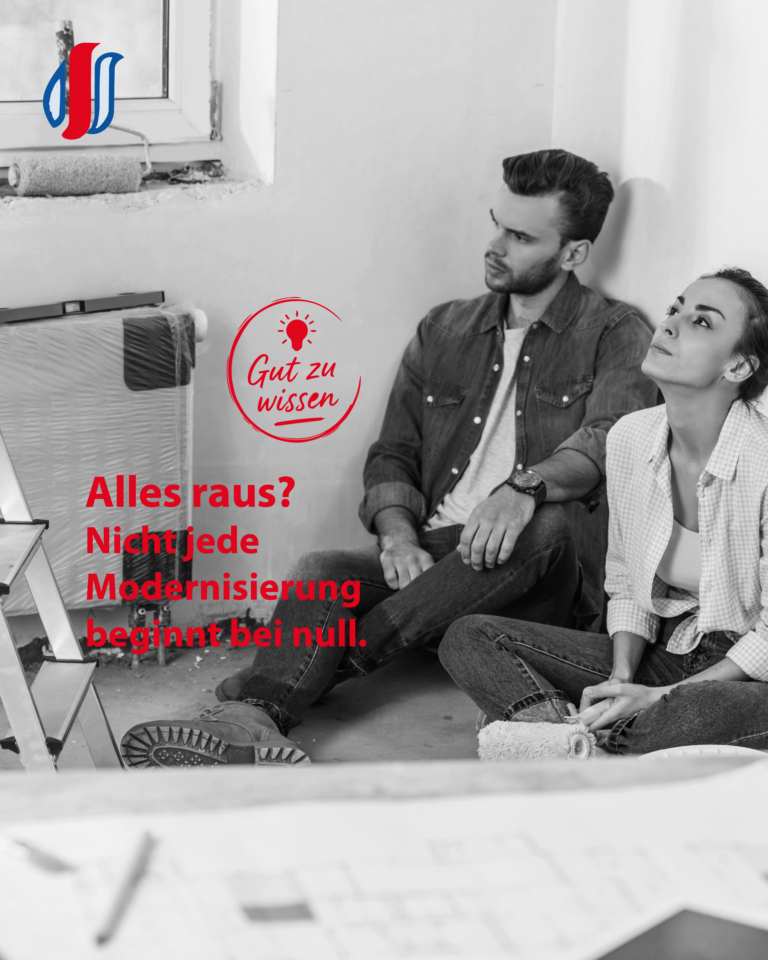 Alles raus? Nicht jede Modernisierung beginnt bei null.