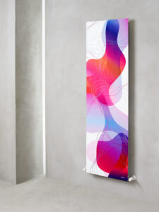 Perfekte Harmonie zwischen Wärme und Farbe bietet die „Art radiators“- Kollektion von Caleido.