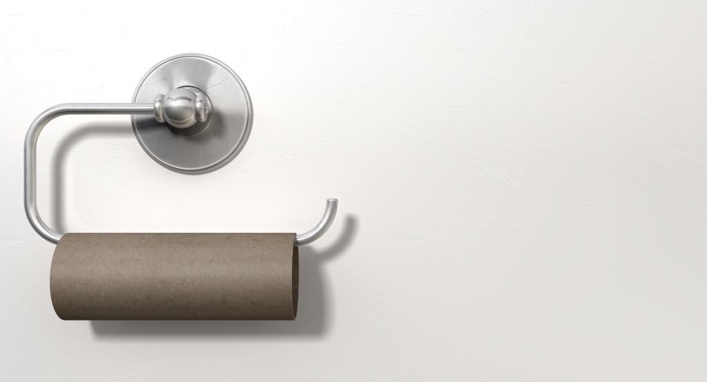 Toilette ist kein Mülleimer! Verstopfung droht